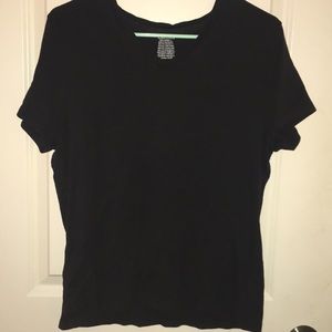 CHEROKEE classic black v neck unisex